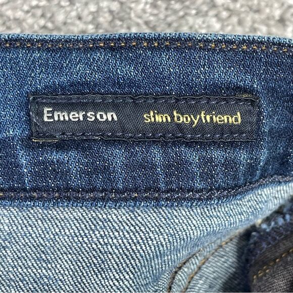 Citizens of Humanity Emerson Jeans Women’s 29 Blue Slim Boyfriend Dark Denim - Picture 8 of 16